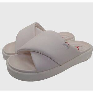 Nike Jordan Sophia Light Soft Pink/Phantom/Red Size 9 DO8863-660 Women's Slides